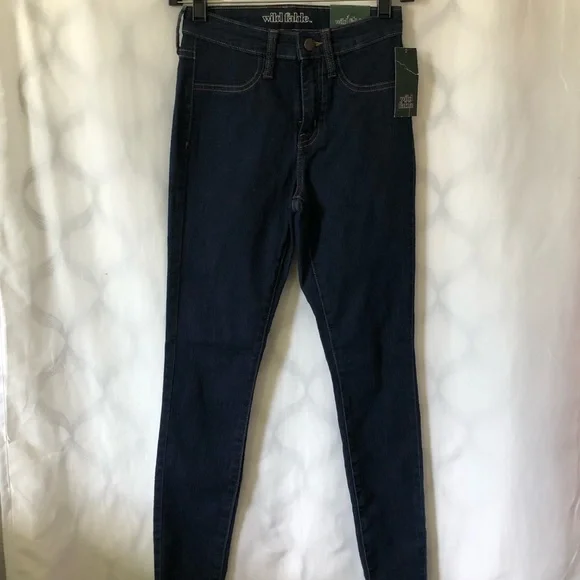 Wild Fable Womens Jeans Size 00 Blue - Picture 2 of 6